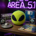 Handmade Alien Hacky Sack - Premium Crochet Footbag for Freestyle & Desk Decor