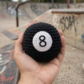 Crochet 8-Ball Footbag - Hacky Sack Ball